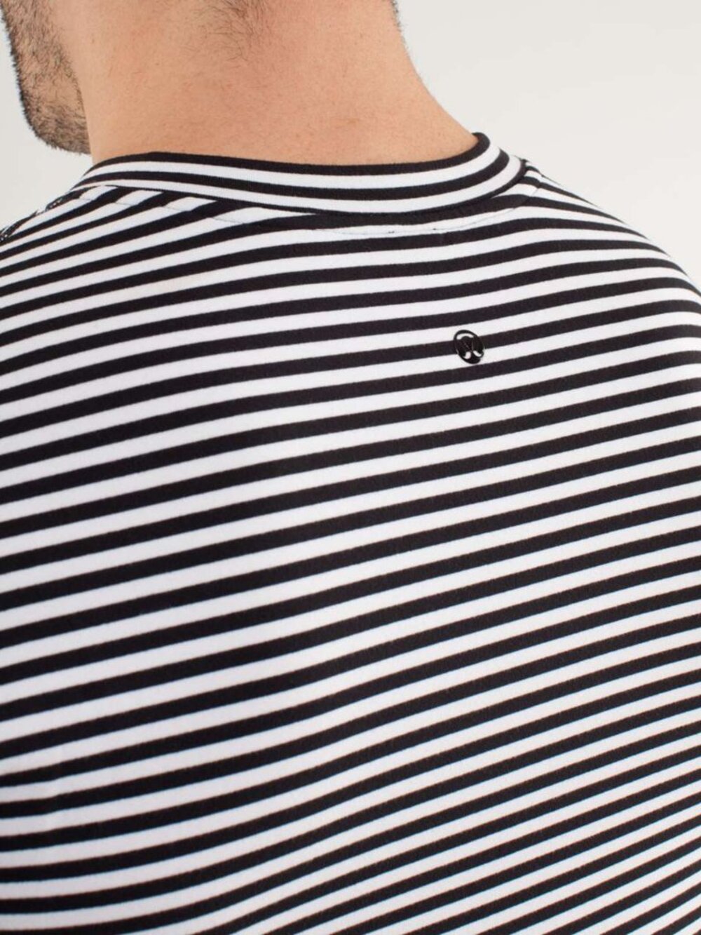 Lululemon Speed Long Sleeve Classic Stripe Black White size XL NWOT - Picture 6 of 9